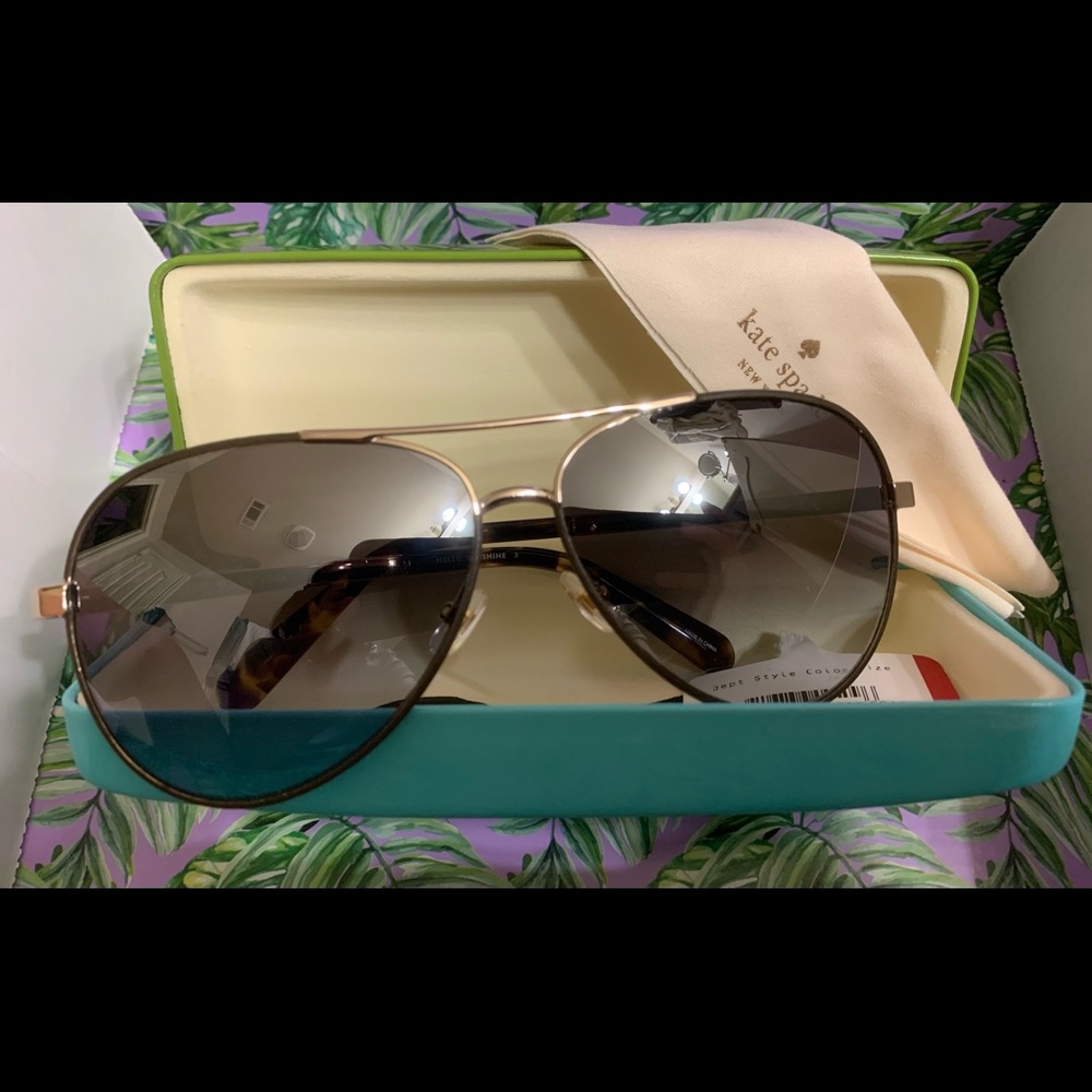 Kate Spade Amarissa/S Aviator Sunglasses 01QGO